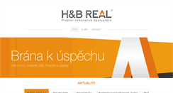 Desktop Screenshot of hbreal.cz