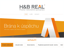 Tablet Screenshot of hbreal.cz